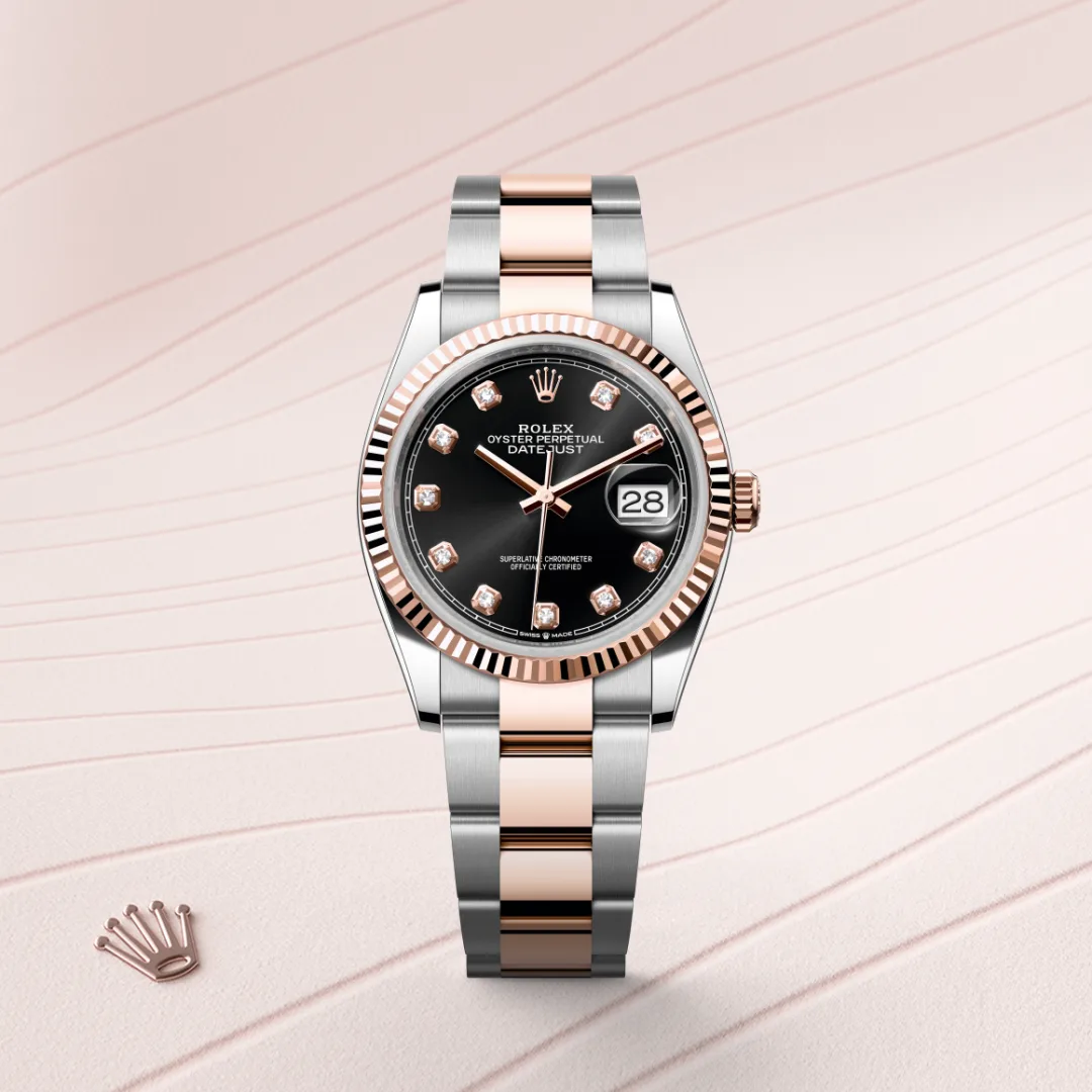 Rolex Datejust in Everose Rolesor - combination of Oystersteel and Everose gold M126231-0020- Montecristo Jewellers