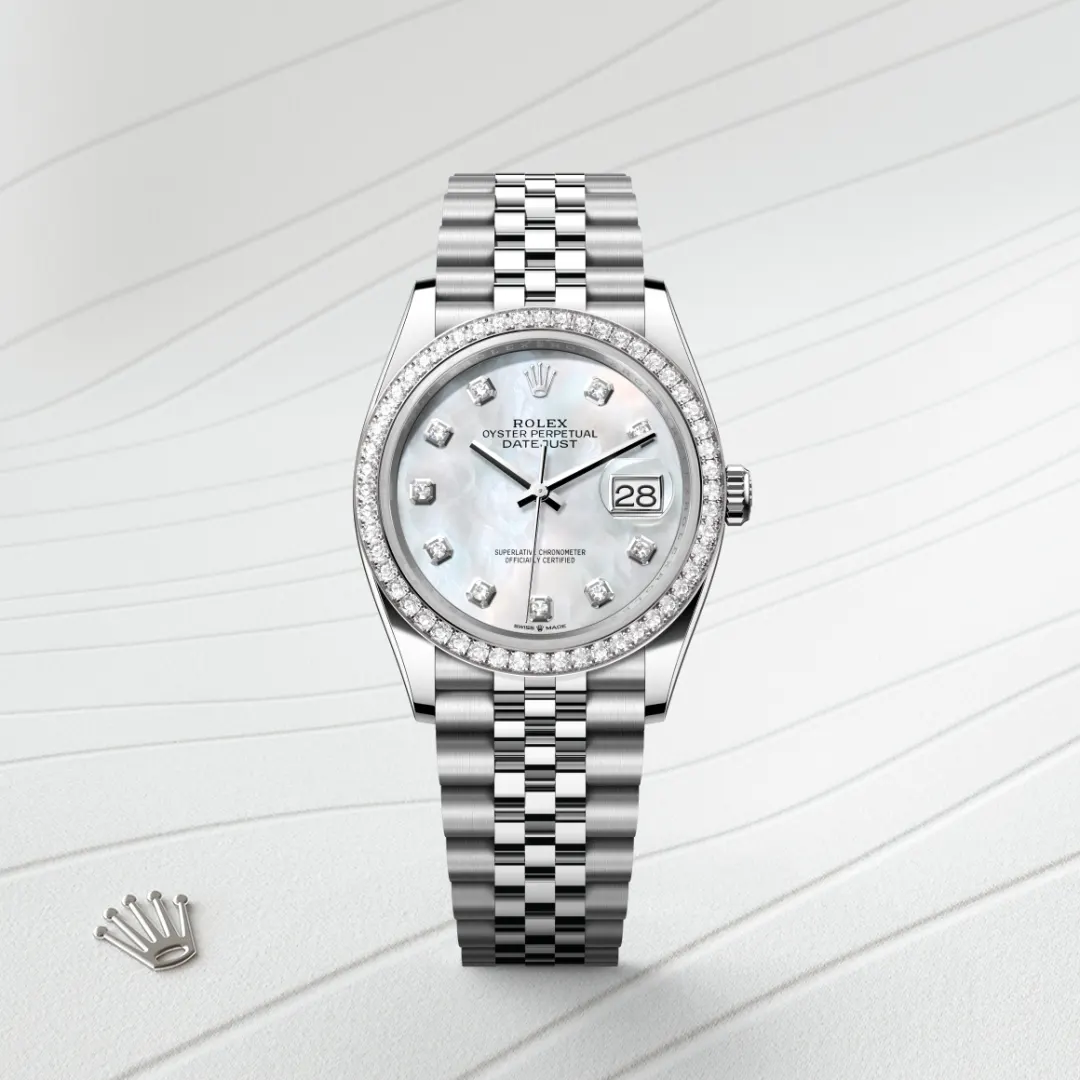 Rolex Datejust in White Rolesor - combination of Oystersteel and white gold M126284RBR-0011- Montecristo Jewellers Rolex Datejust in White Rolesor - combination of Oystersteel and white gold M126284RBR-0011- Montecristo Jewellers
