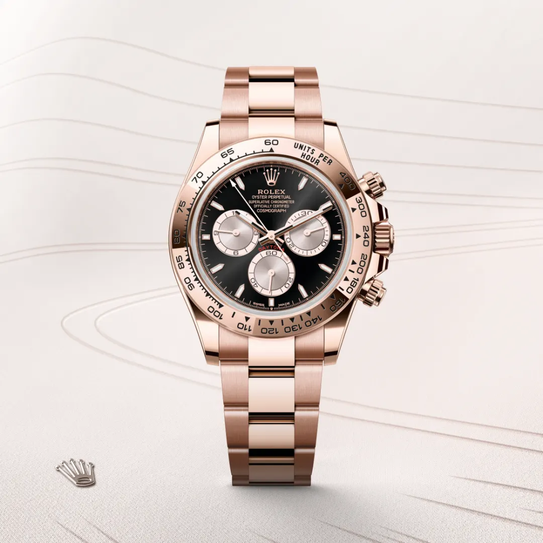 Rolex Cosmograph Daytona in 18 ct Everose gold M126505-0001- Montecristo Jewellers