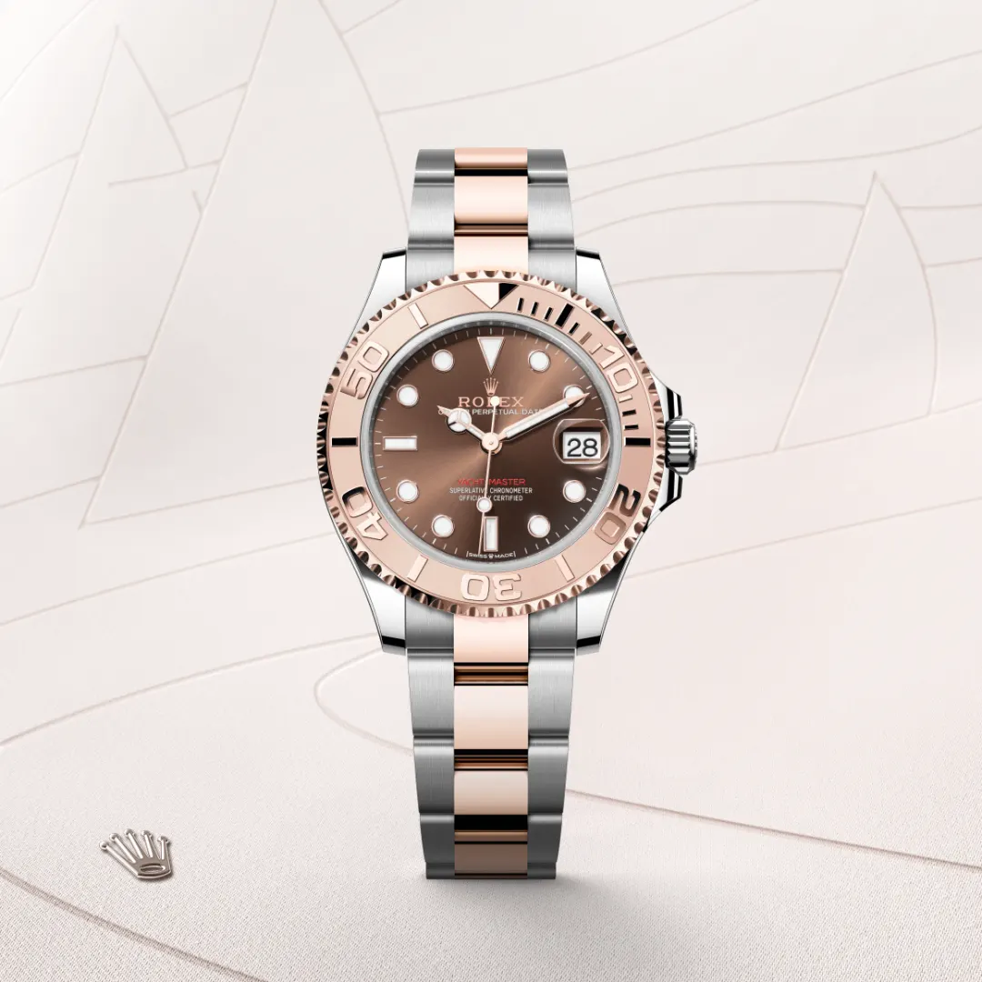 Rolex Yacht-Master in Everose Rolesor - combination of Oystersteel and Everose gold M268621-0003- Montecristo Jewellers