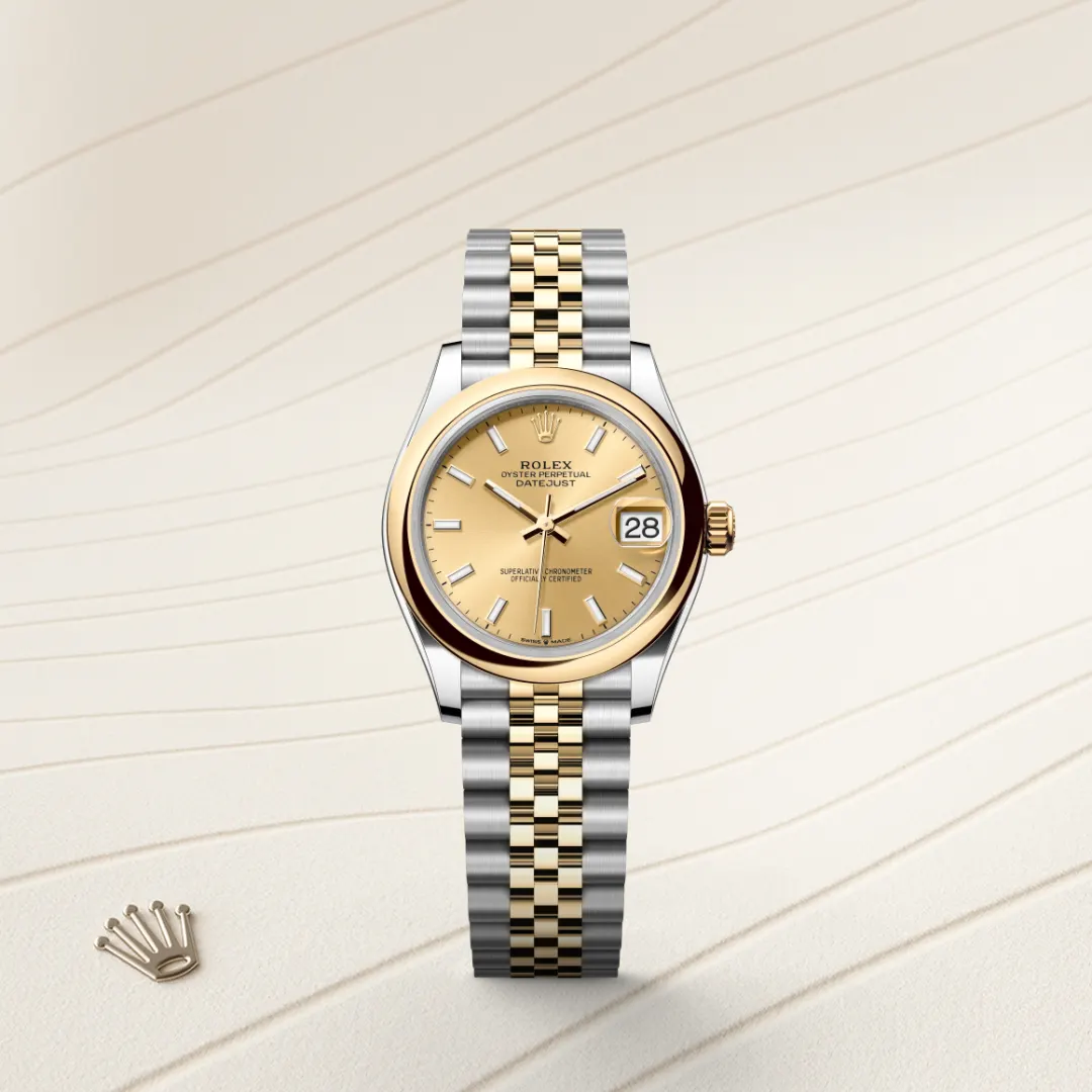Rolex Datejust in Yellow Rolesor - combination of Oystersteel and yellow gold M278243-0014- Montecristo Jewellers