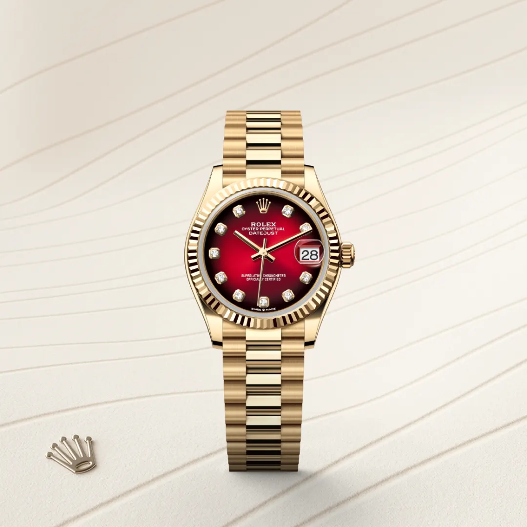 Rolex Datejust in 18 ct yellow gold M278278-0049- Montecristo Jewellers