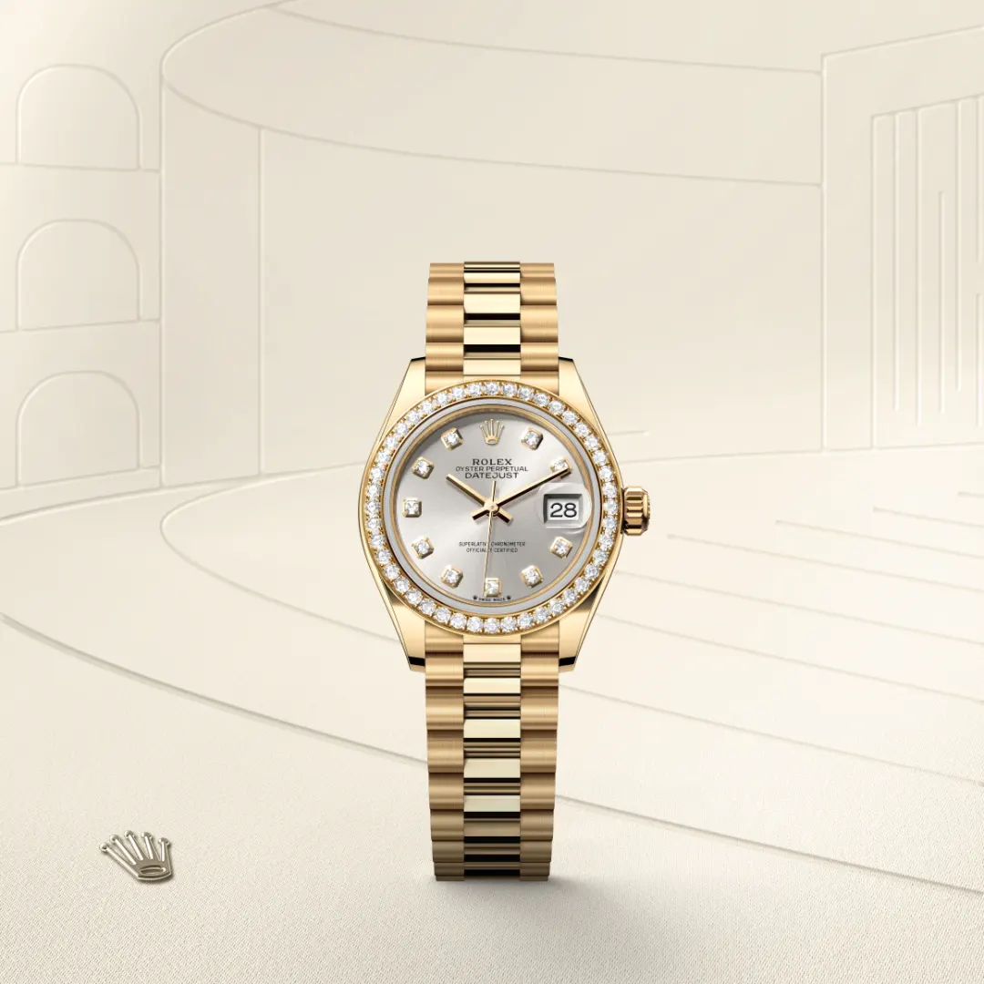 Rolex Lady-Datejust in 18 ct yellow gold M279138RBR-0019- Montecristo Jewellers