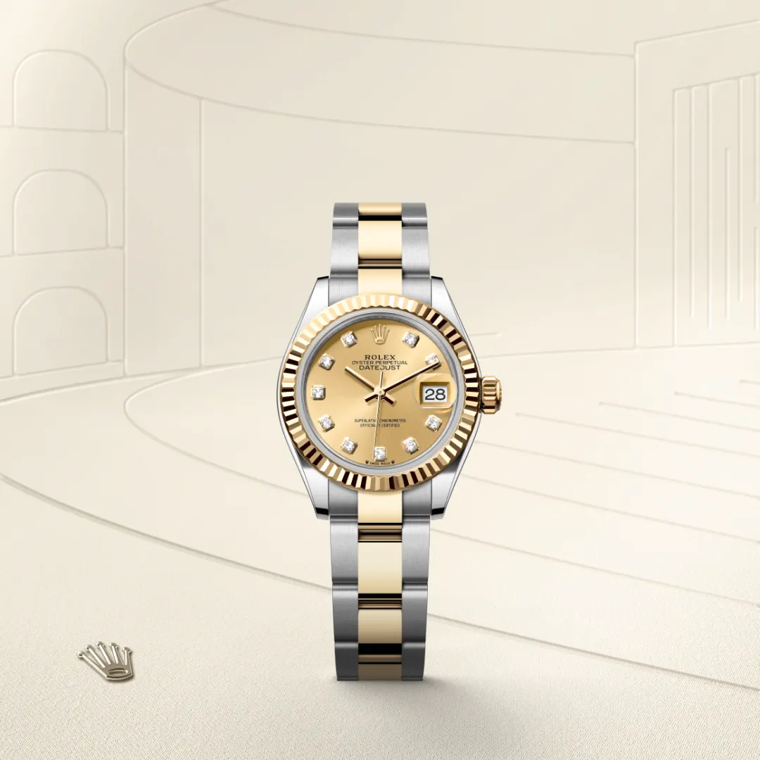 Rolex Lady-Datejust in Yellow Rolesor - combination of Oystersteel and yellow gold M279173-0012- Montecristo Jewellers