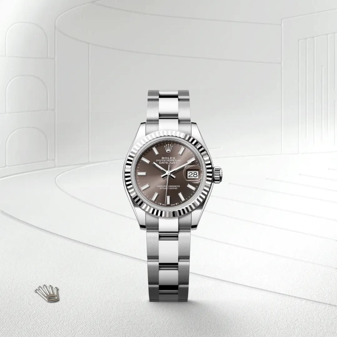 Rolex Lady-Datejust in White Rolesor - combination of Oystersteel and white gold M279174-0012- Montecristo Jewellers