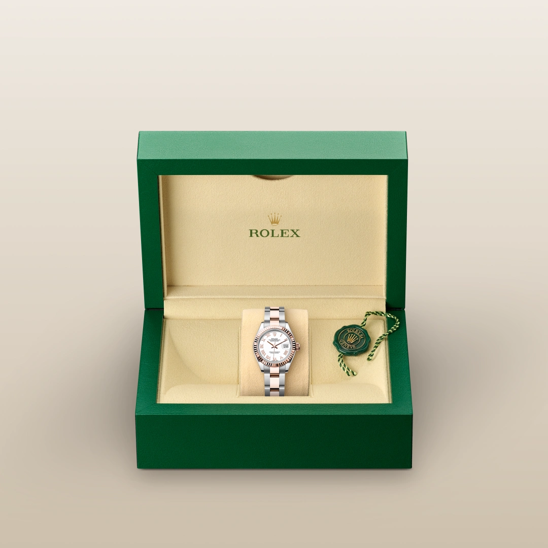 Rolex Lady-Datejust in Everose Rolesor - combination of Oystersteel and Everose gold M279171-0022- Montecristo Jewellers