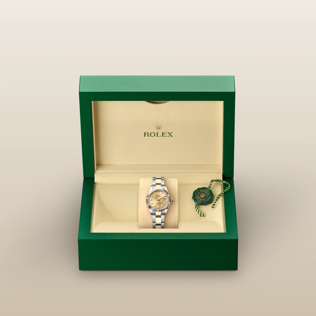 Rolex Lady-Datejust in Yellow Rolesor - combination of Oystersteel and yellow gold M279173-0012- Montecristo Jewellers