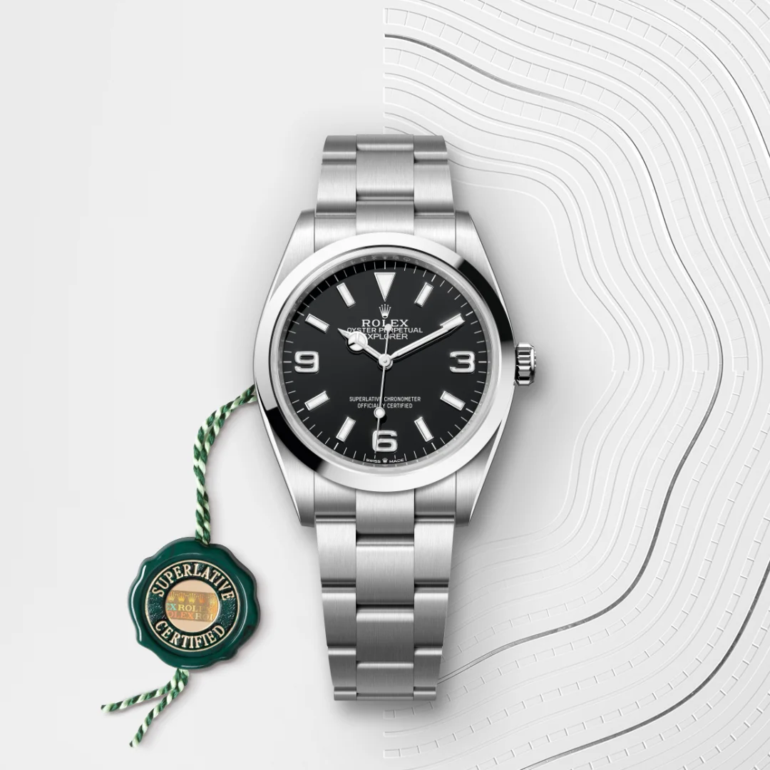 Rolex Explorer in Oystersteel M124270-0001- Montecristo Jewellers