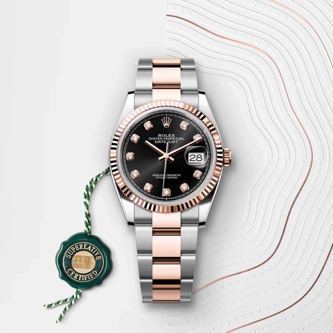 Rolex Datejust in Everose Rolesor - combination of Oystersteel and Everose gold M126231-0020- Montecristo Jewellers