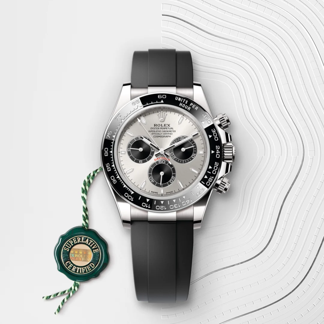 Rolex Cosmograph Daytona in 18 ct white gold M126519LN-0006- Montecristo Jewellers