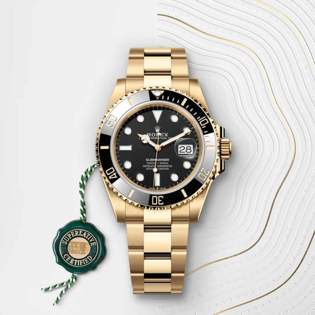 Rolex Submariner in 18 ct yellow gold M126618LN-0002- Montecristo Jewellers Rolex Submariner in 18 ct yellow gold M126618LN-0002- Montecristo Jewellers
