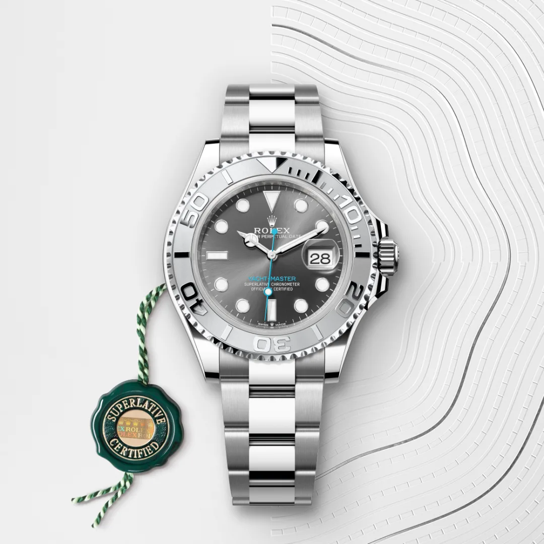 Rolex Yacht-Master in Rolesium - combination of Oystersteel and platinum M126622-0001- Montecristo Jewellers Rolex Yacht-Master in Rolesium - combination of Oystersteel and platinum M126622-0001- Montecristo Jewellers