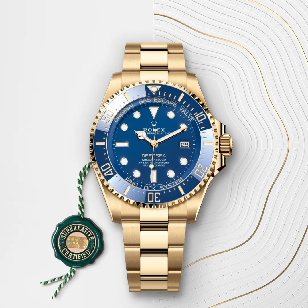 Rolex Deepsea in 18 ct yellow gold M136668LB-0001- Montecristo Jewellers Rolex Deepsea in 18 ct yellow gold M136668LB-0001- Montecristo Jewellers