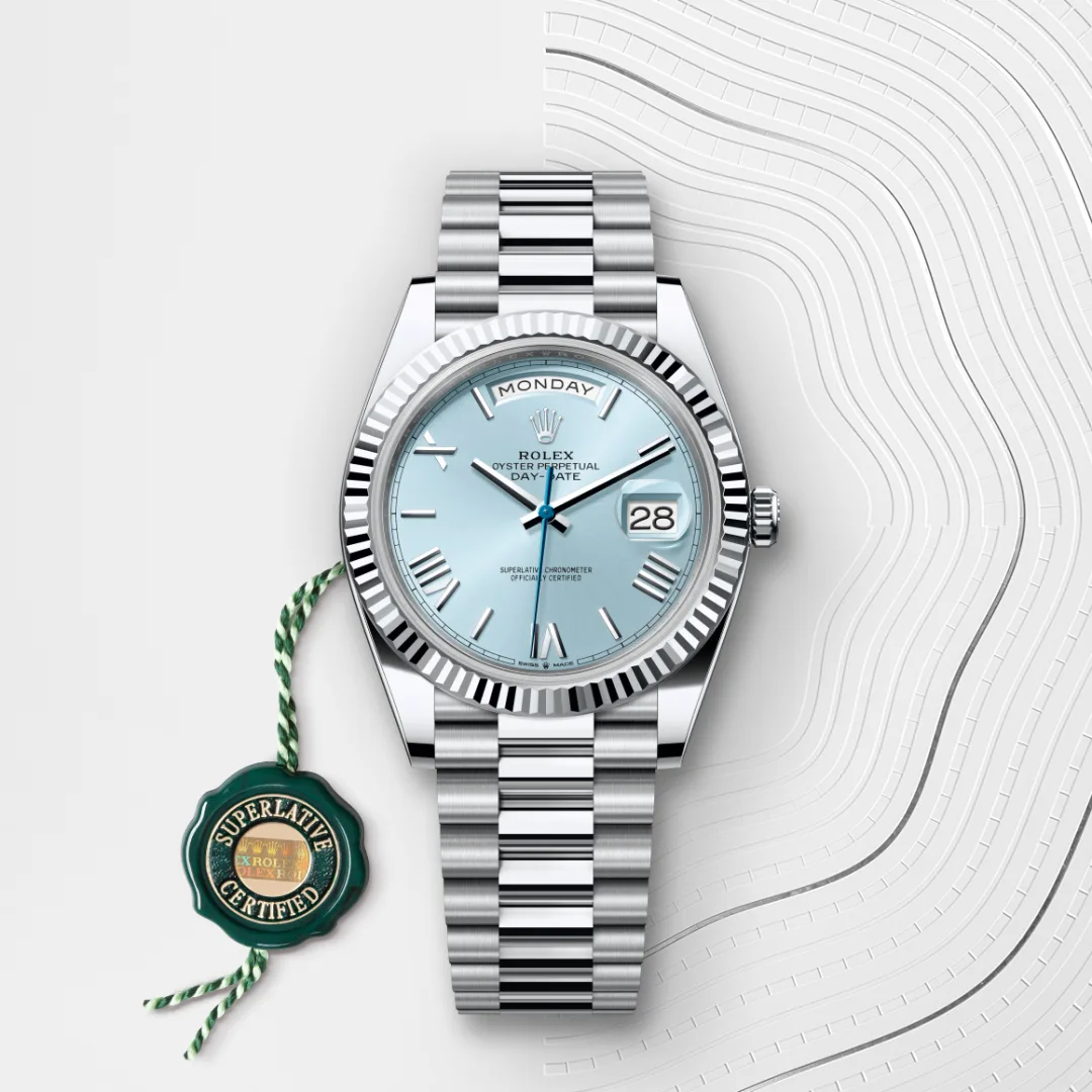 Rolex Day-Date in Platinum M228236-0012- Montecristo Jewellers