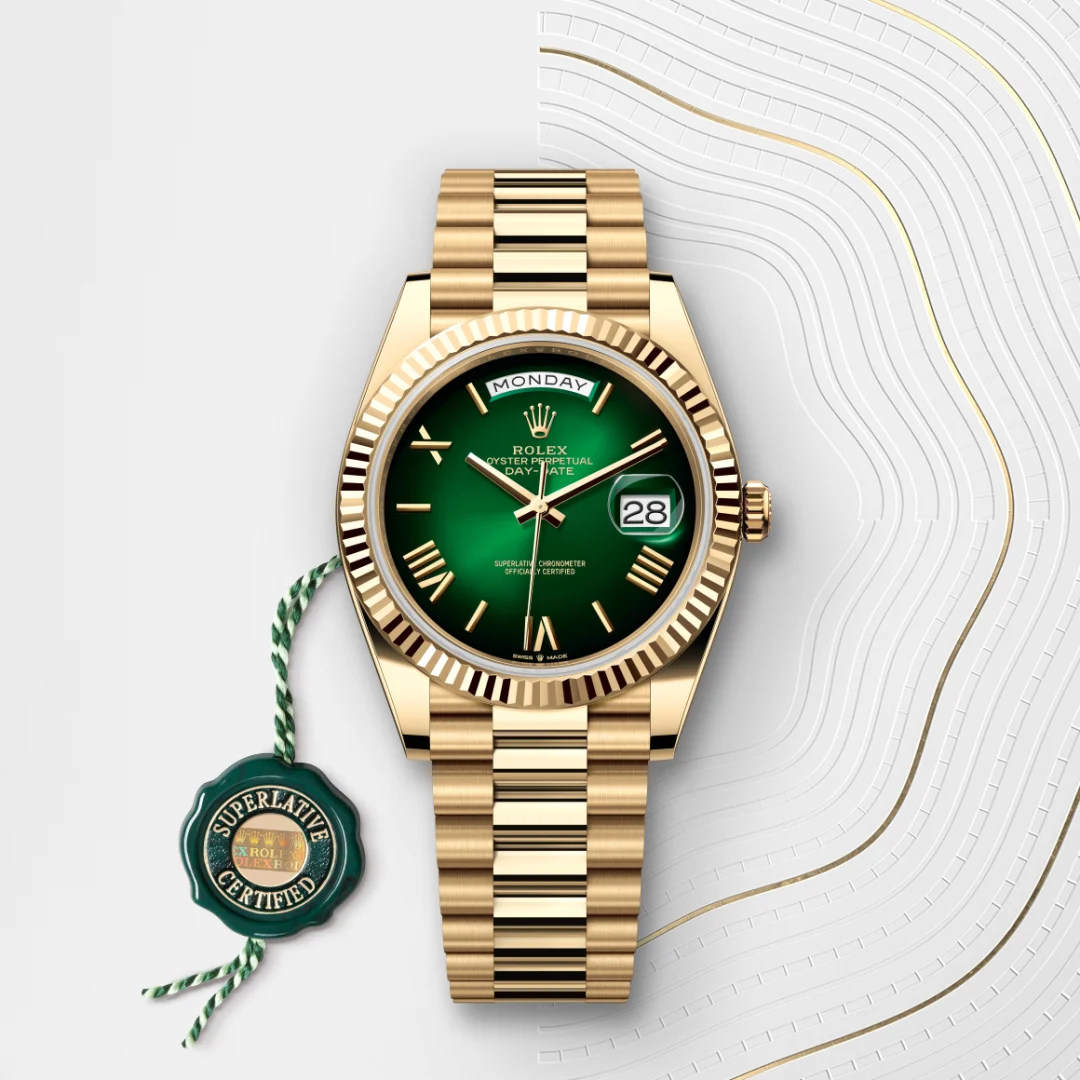 Rolex Day-Date in 18 ct yellow gold M228238-0069- Montecristo Jewellers