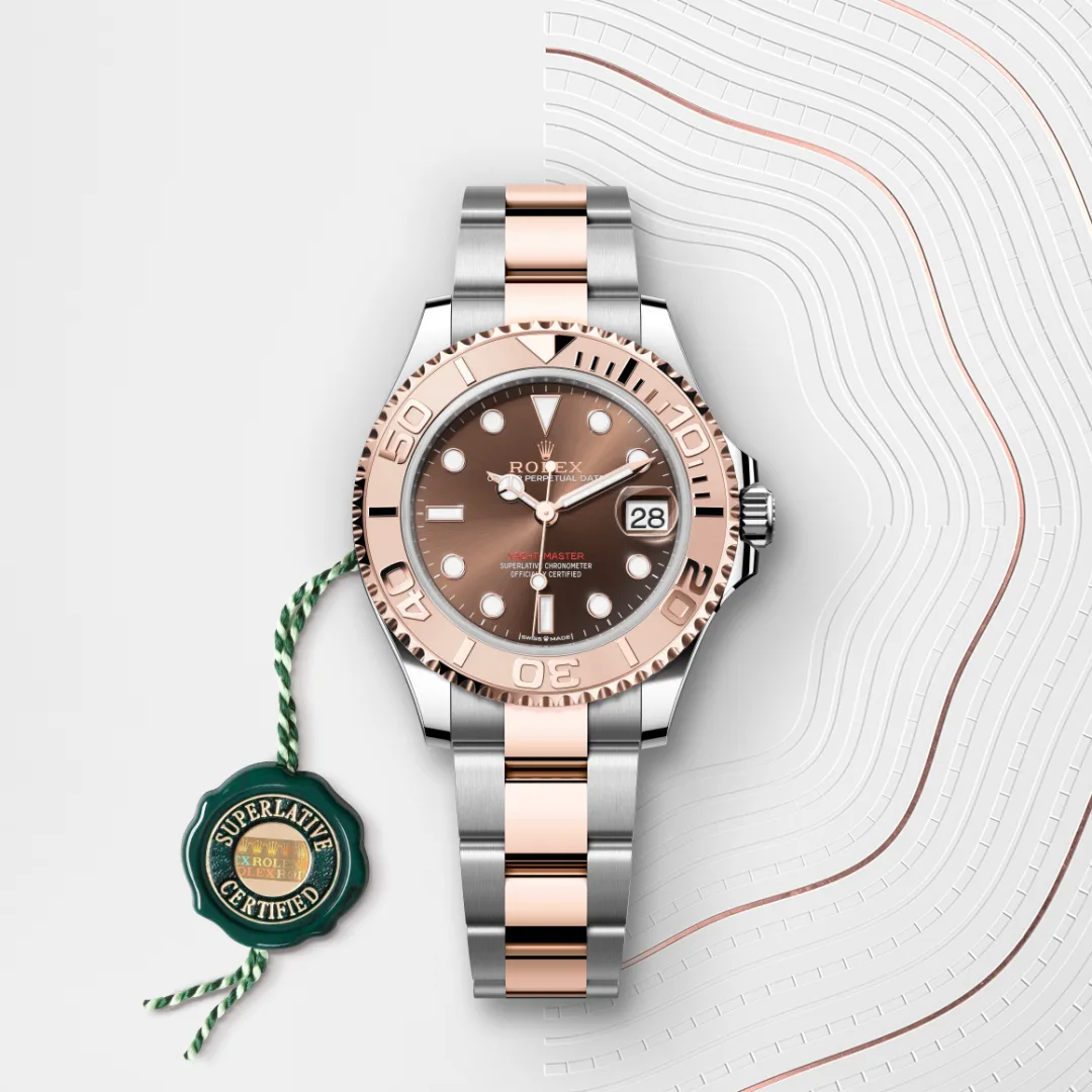 Rolex Yacht-Master in Everose Rolesor - combination of Oystersteel and Everose gold M268621-0003- Montecristo Jewellers