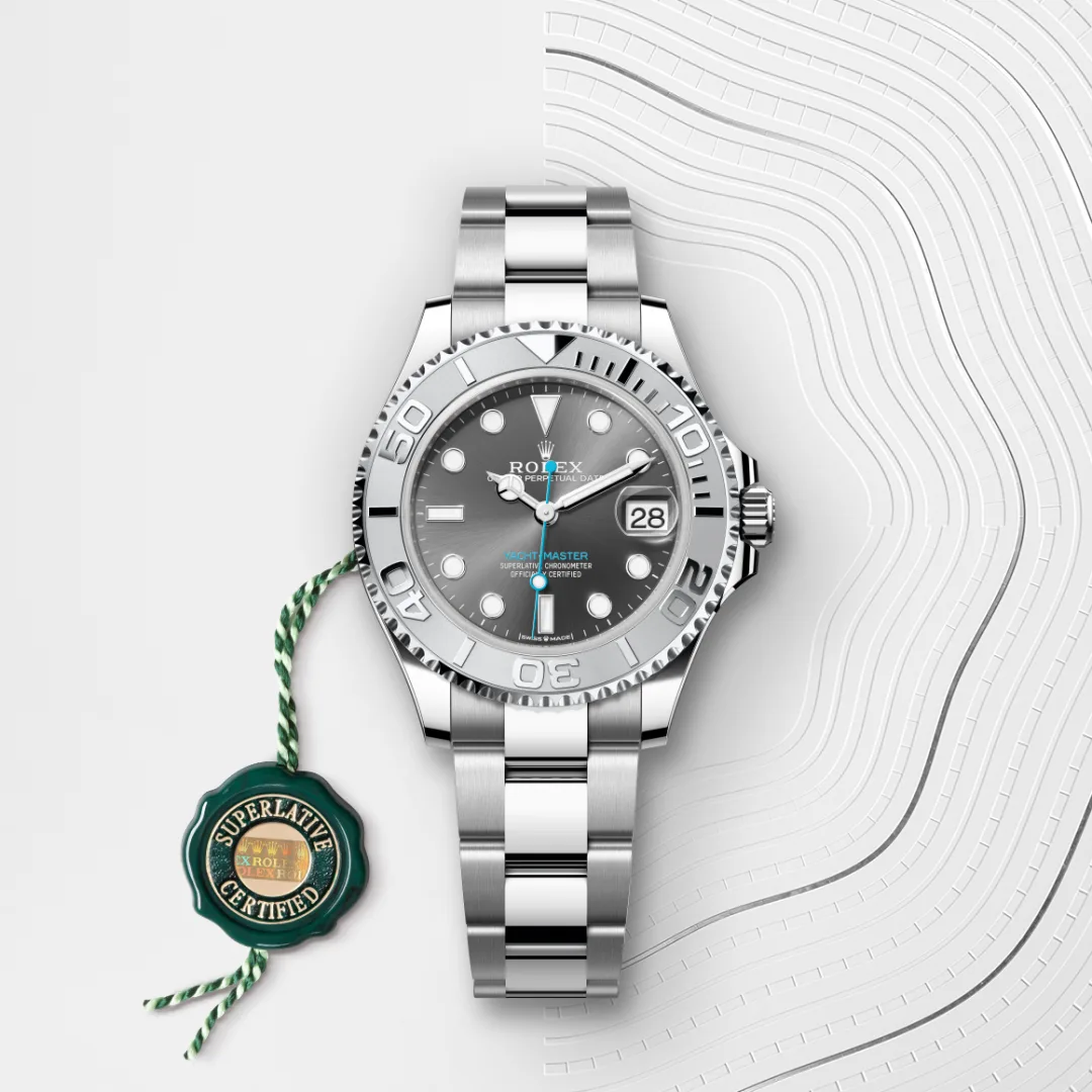 Rolex Yacht-Master in Rolesium - combination of Oystersteel and platinum M268622-0002- Montecristo Jewellers Rolex Yacht-Master in Rolesium - combination of Oystersteel and platinum M268622-0002- Montecristo Jewellers