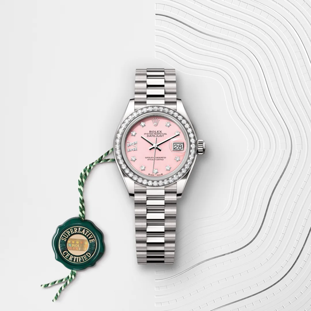 Rolex Lady-Datejust in 18 ct white gold M279139RBR-0002- Montecristo Jewellers Rolex Lady-Datejust in 18 ct white gold M279139RBR-0002- Montecristo Jewellers