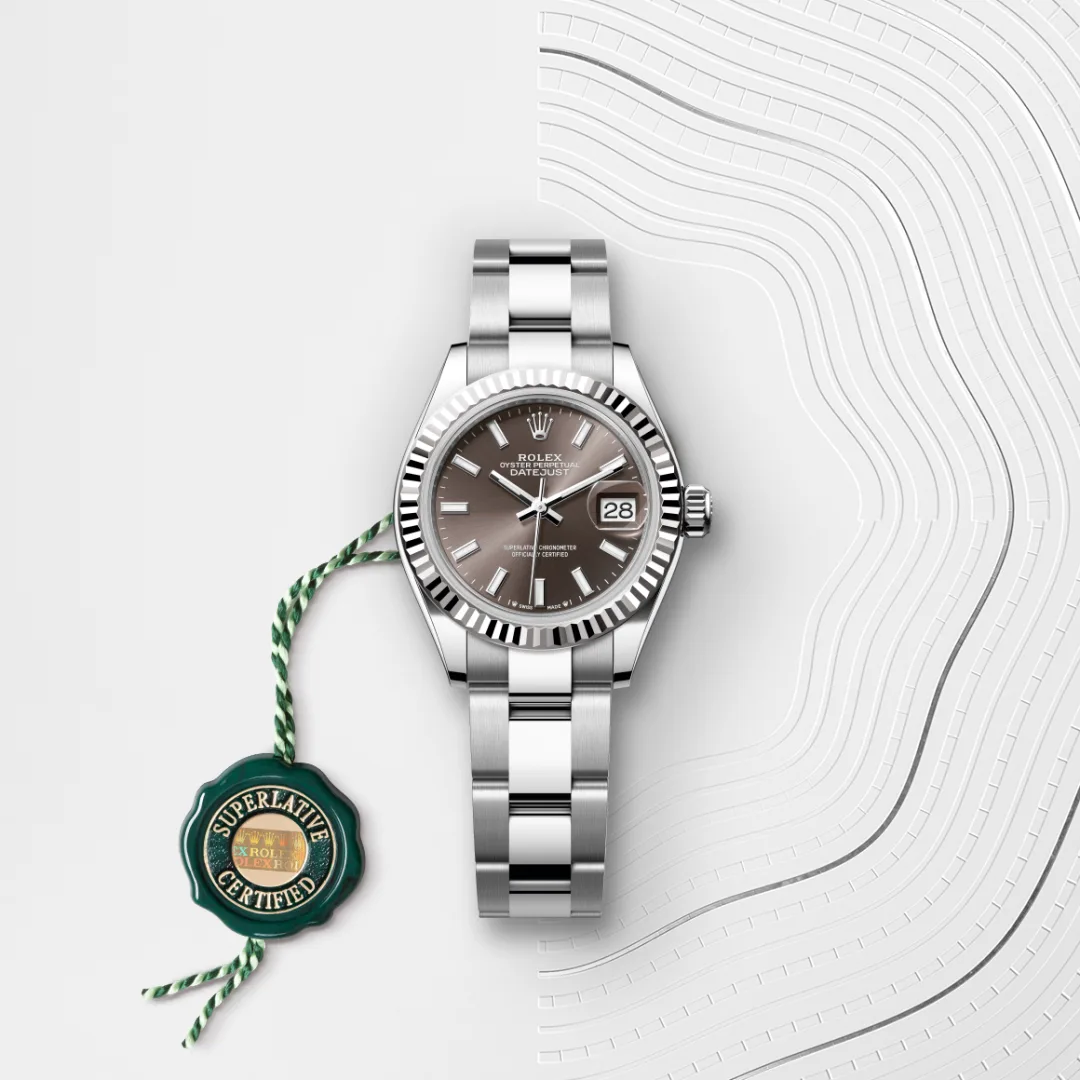 Rolex Lady-Datejust in White Rolesor - combination of Oystersteel and white gold M279174-0012- Montecristo Jewellers