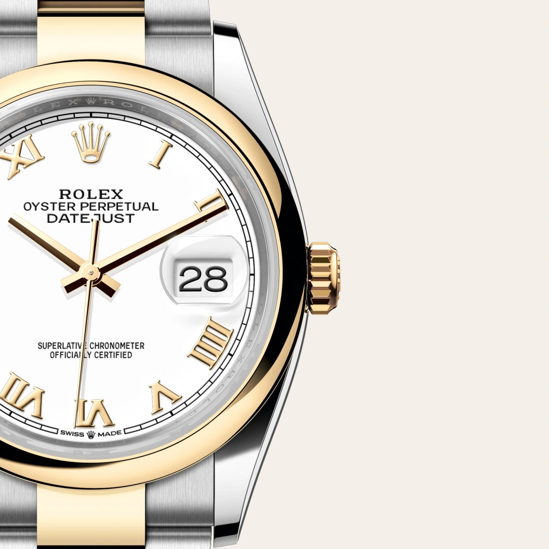 Rolex Datejust in Yellow Rolesor - combination of Oystersteel and yellow gold M126203-0030- Montecristo Jewellers