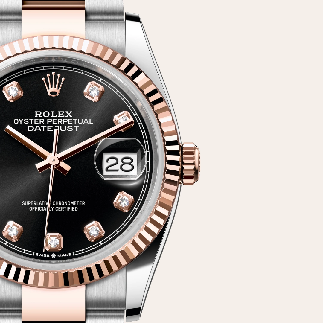 Rolex Datejust in Everose Rolesor - combination of Oystersteel and Everose gold M126231-0020- Montecristo Jewellers