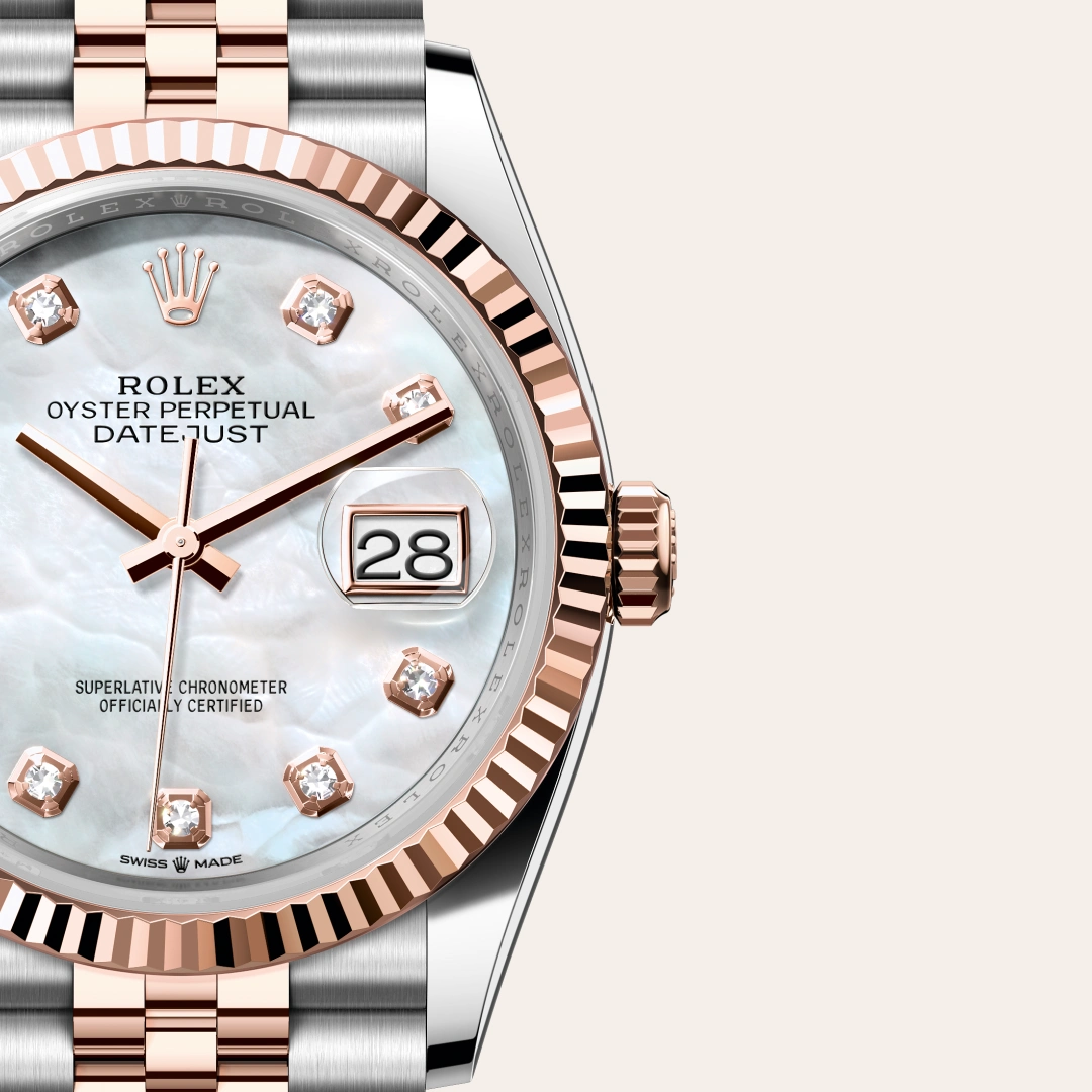 Rolex Datejust in Everose Rolesor - combination of Oystersteel and Everose gold M126231-0021- Montecristo Jewellers