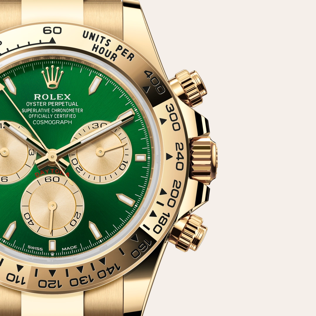 Rolex Cosmograph Daytona in 18 ct yellow gold M126508-0008- Montecristo Jewellers Rolex Cosmograph Daytona in 18 ct yellow gold M126508-0008- Montecristo Jewellers