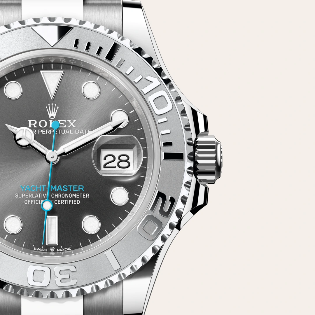 Rolex Yacht-Master in Rolesium - combination of Oystersteel and platinum M126622-0001- Montecristo Jewellers Rolex Yacht-Master in Rolesium - combination of Oystersteel and platinum M126622-0001- Montecristo Jewellers