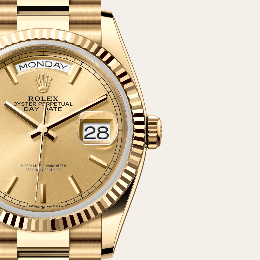Rolex Day-Date in 18 ct yellow gold M128238-0045- Montecristo Jewellers
