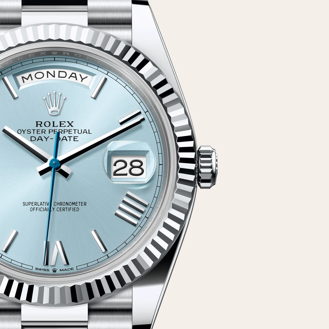 Rolex Day-Date in Platinum M228236-0012- Montecristo Jewellers