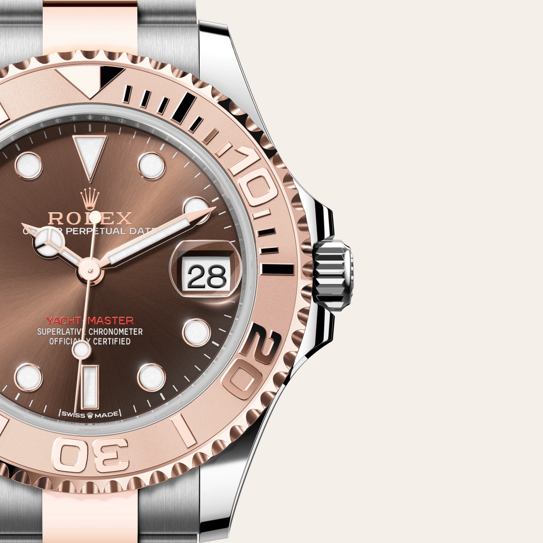 Rolex Yacht-Master in Everose Rolesor - combination of Oystersteel and Everose gold M268621-0003- Montecristo Jewellers