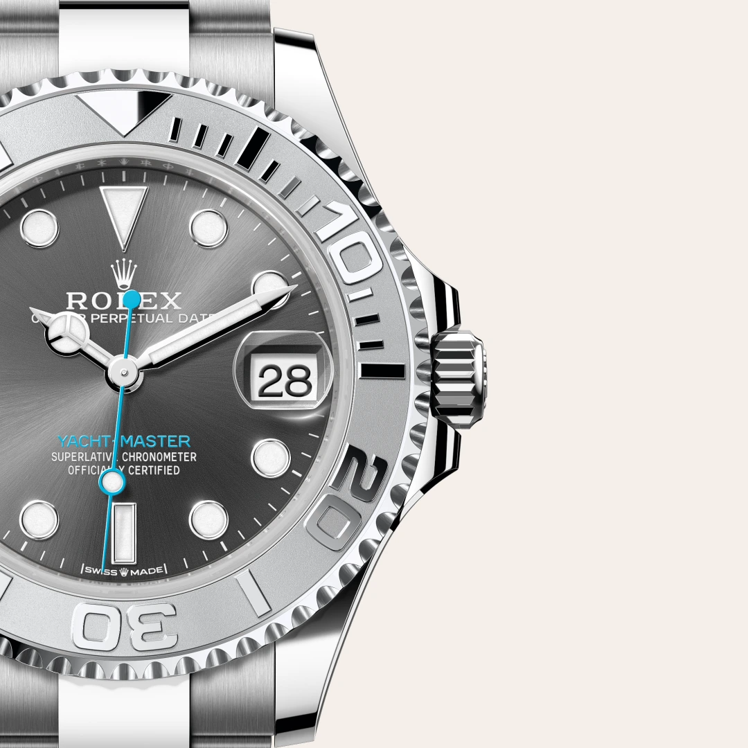 Rolex Yacht-Master in Rolesium - combination of Oystersteel and platinum M268622-0002- Montecristo Jewellers Rolex Yacht-Master in Rolesium - combination of Oystersteel and platinum M268622-0002- Montecristo Jewellers