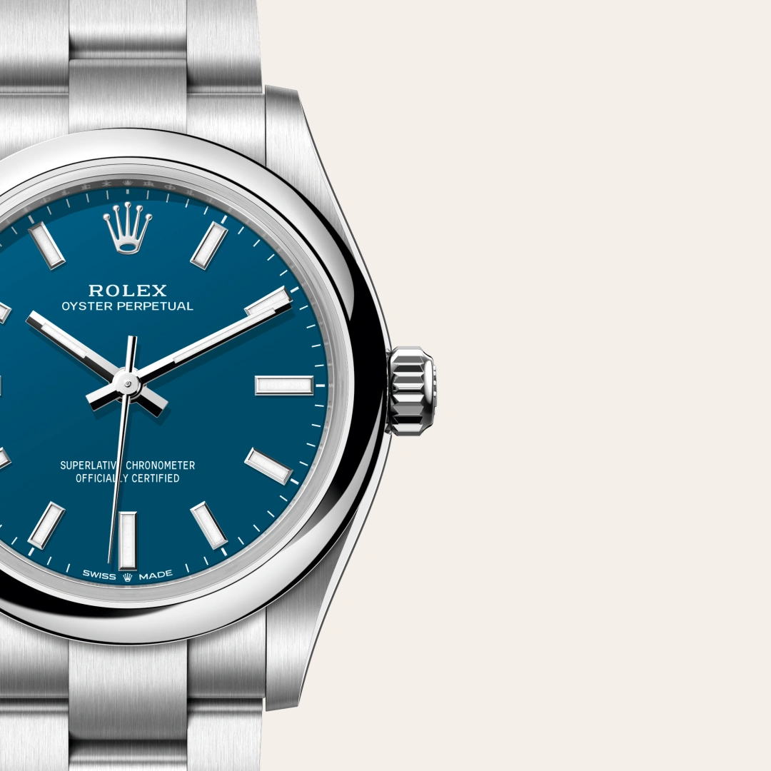 Rolex Oyster Perpetual in Oystersteel M277200-0017- Montecristo Jewellers