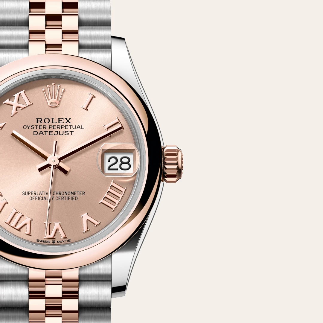Rolex Datejust in Everose Rolesor - combination of Oystersteel and Everose gold M278241-0006- Montecristo Jewellers