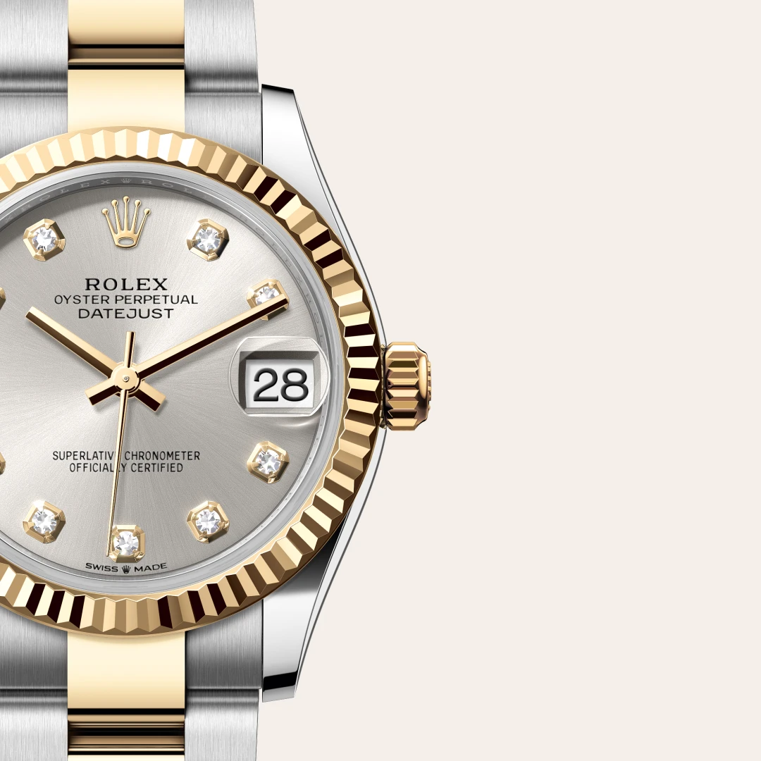 Rolex Datejust in Yellow Rolesor - combination of Oystersteel and yellow gold M278273-0019- Montecristo Jewellers