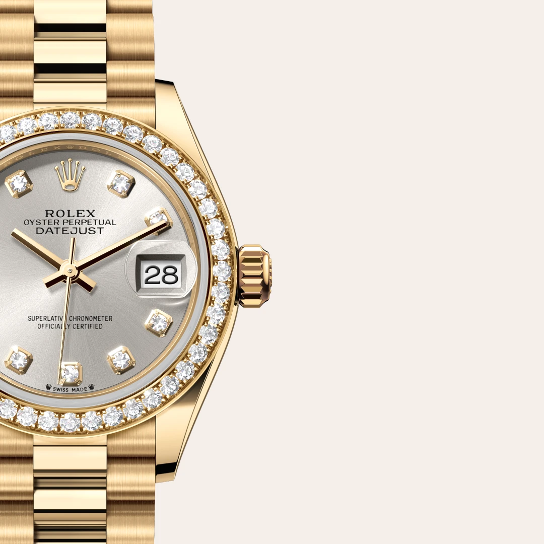 Rolex Lady-Datejust in 18 ct yellow gold M279138RBR-0019- Montecristo Jewellers