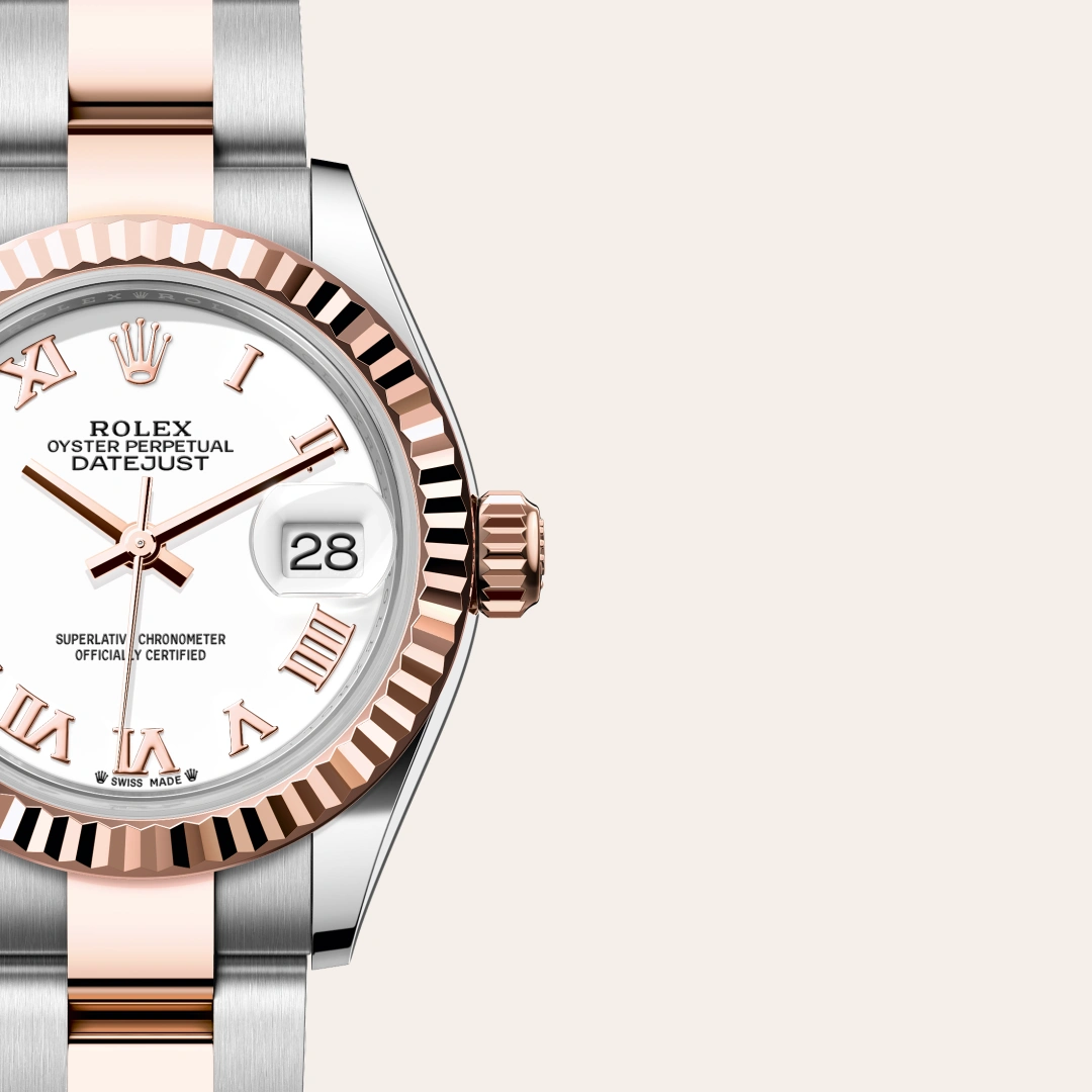 Rolex Lady-Datejust in Everose Rolesor - combination of Oystersteel and Everose gold M279171-0022- Montecristo Jewellers