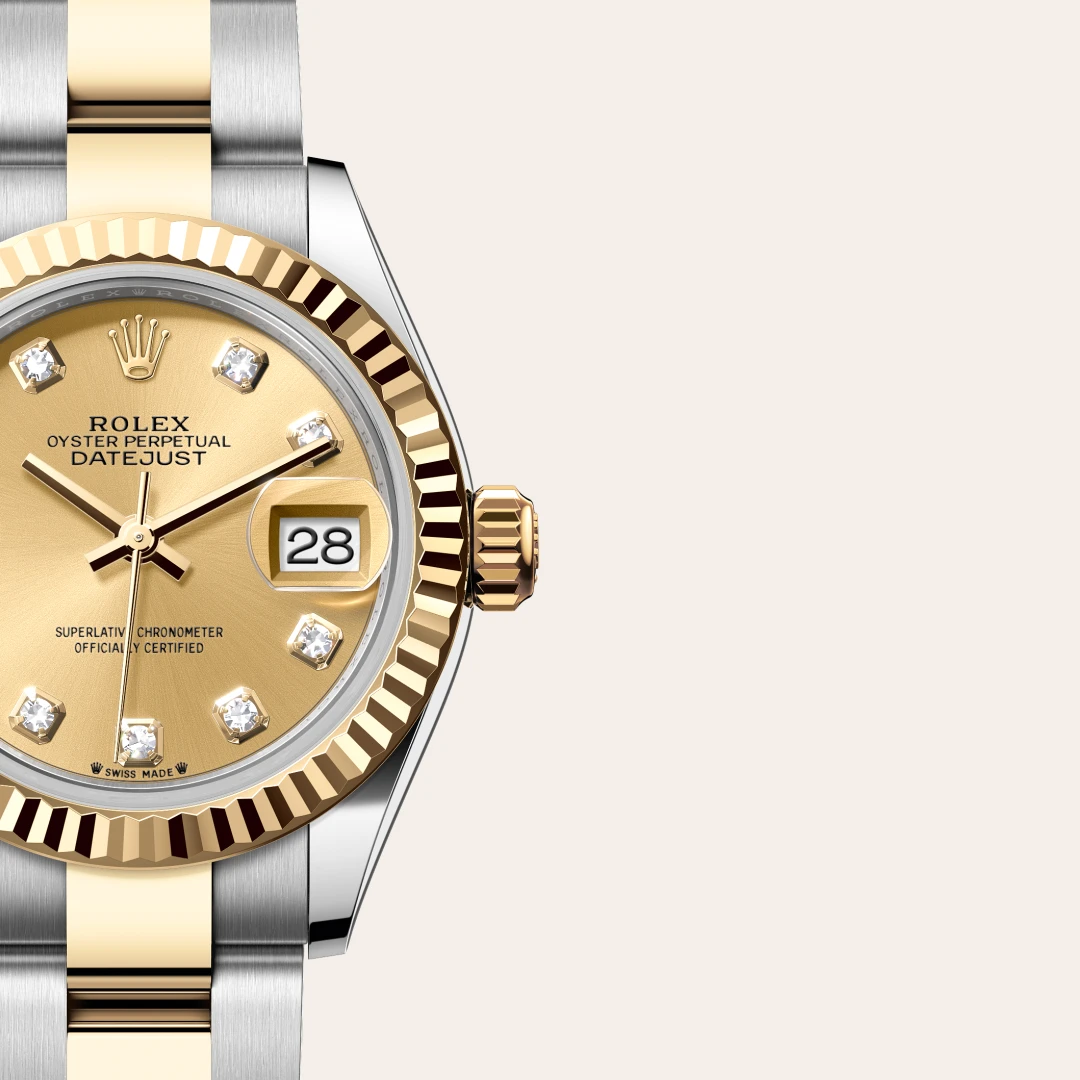 Rolex Lady-Datejust in Yellow Rolesor - combination of Oystersteel and yellow gold M279173-0012- Montecristo Jewellers