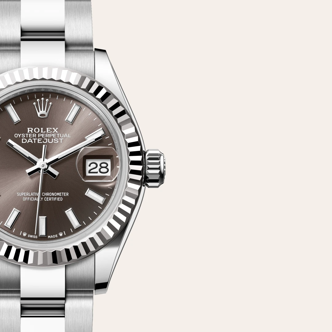 Rolex Lady-Datejust in White Rolesor - combination of Oystersteel and white gold M279174-0012- Montecristo Jewellers