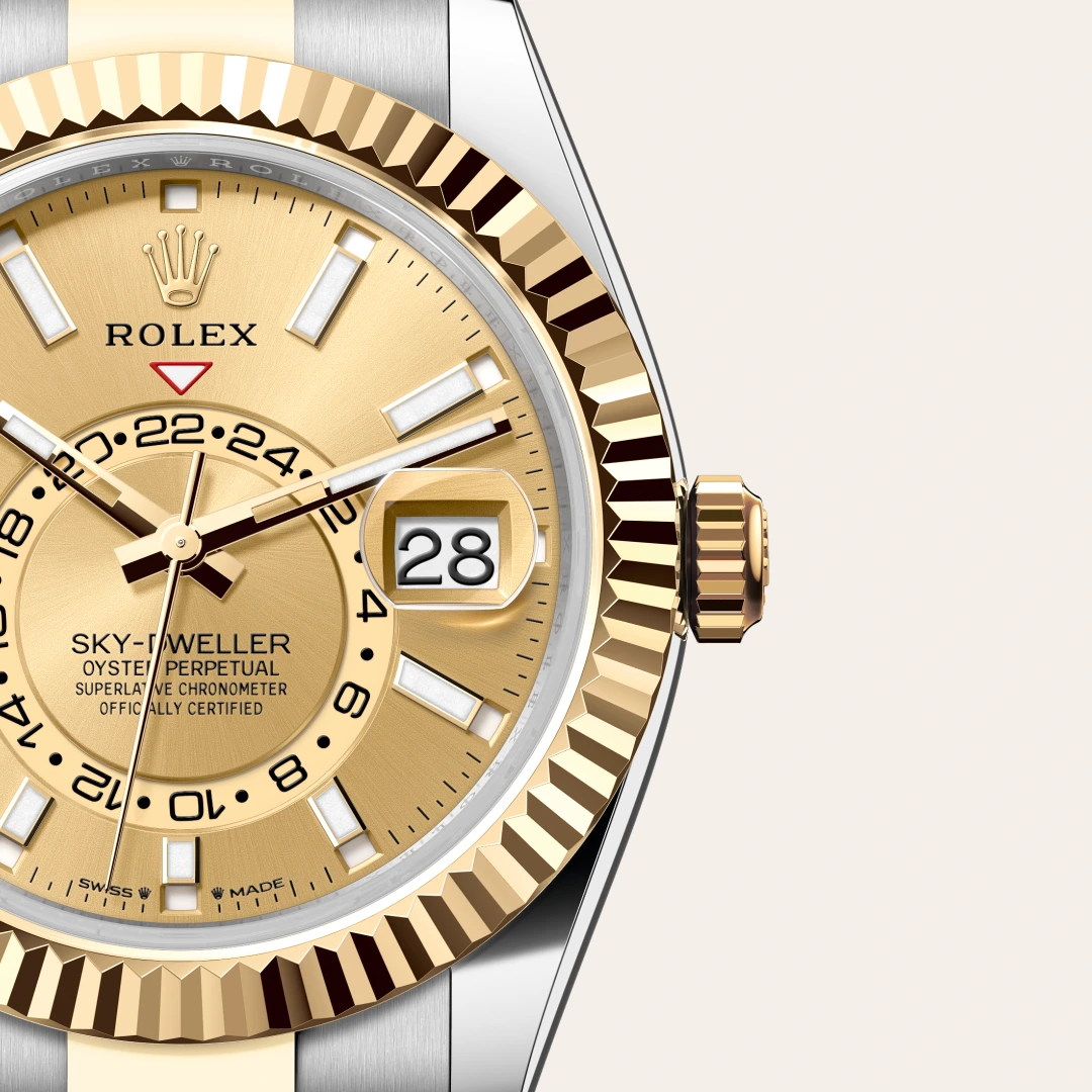 Rolex Sky-Dweller in Yellow Rolesor - combination of Oystersteel and yellow gold M336933-0001- Montecristo Jewellers