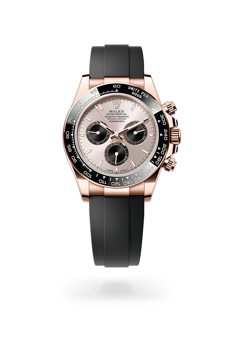 Rolex Cosmograph Daytona in 18 ct Everose gold M126515LN-0006- Montecristo Jewellers