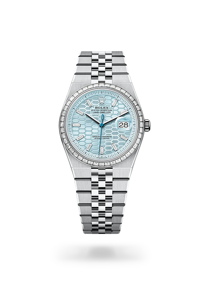 Rolex Land-Dweller in Platinum M127286TBR-0001- Montecristo Jewellers