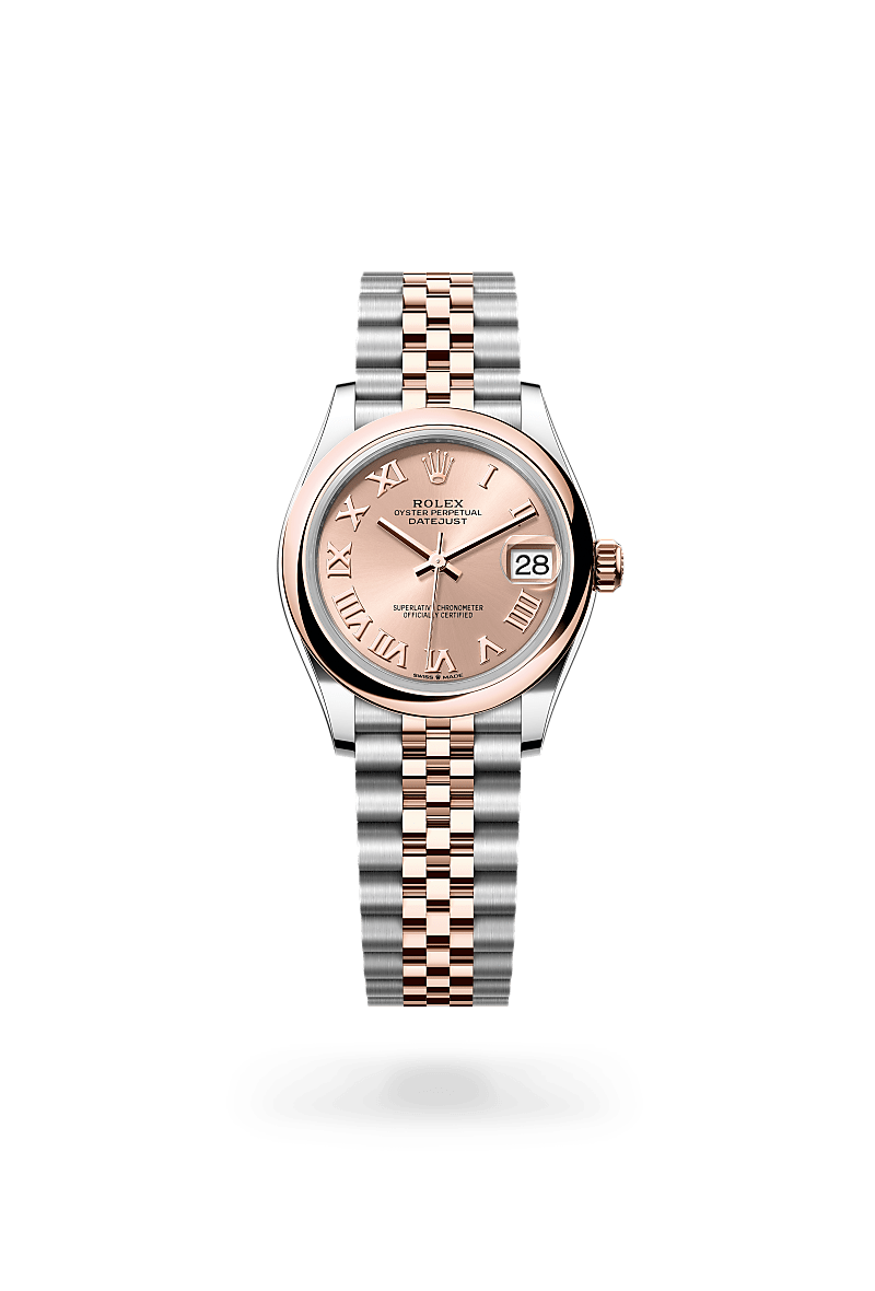 Rolex Datejust in Everose Rolesor - combination of Oystersteel and Everose gold M278241-0006- Montecristo Jewellers