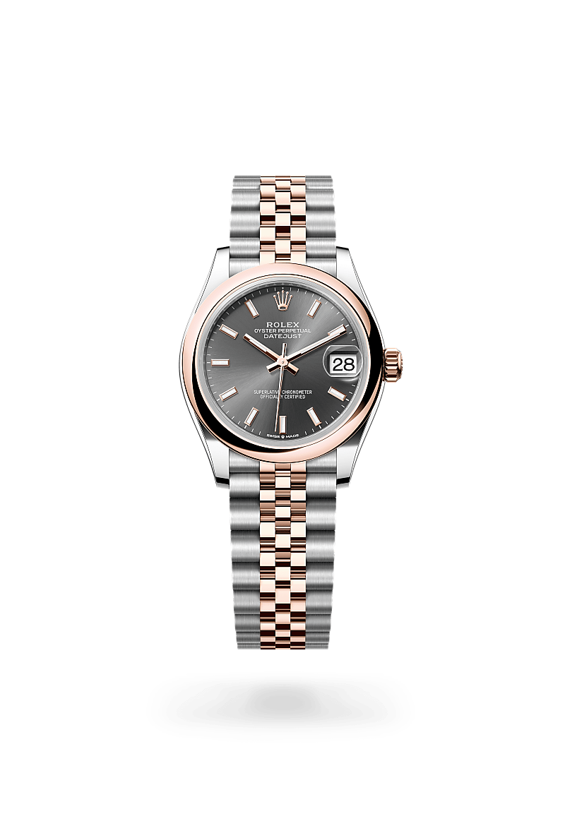 Rolex Datejust in Everose Rolesor - combination of Oystersteel and Everose gold M278241-0018- Montecristo Jewellers