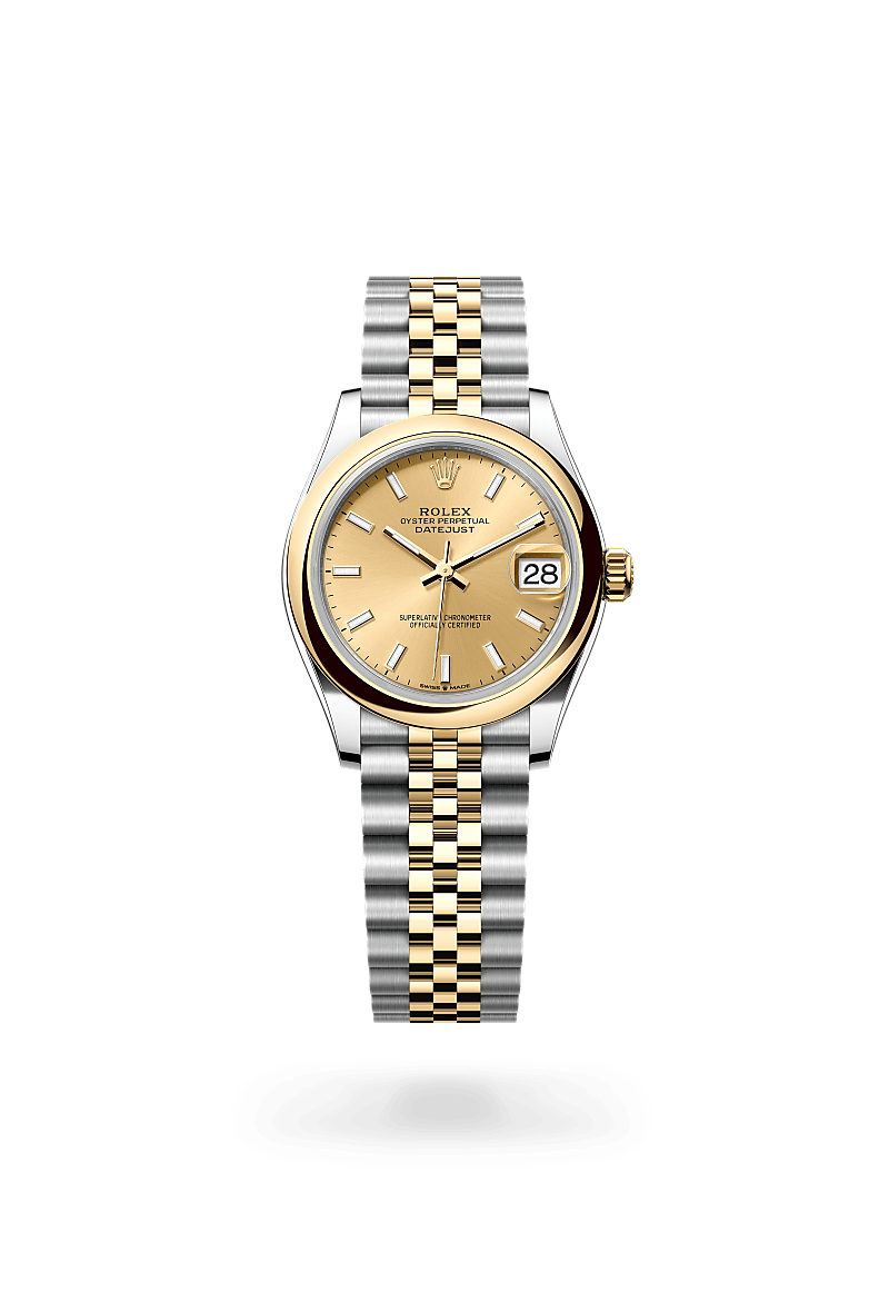 Rolex Datejust in Yellow Rolesor - combination of Oystersteel and yellow gold M278243-0014- Montecristo Jewellers