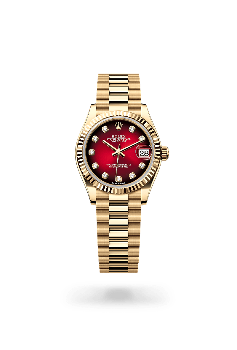 Rolex Datejust in 18 ct yellow gold M278278-0049- Montecristo Jewellers