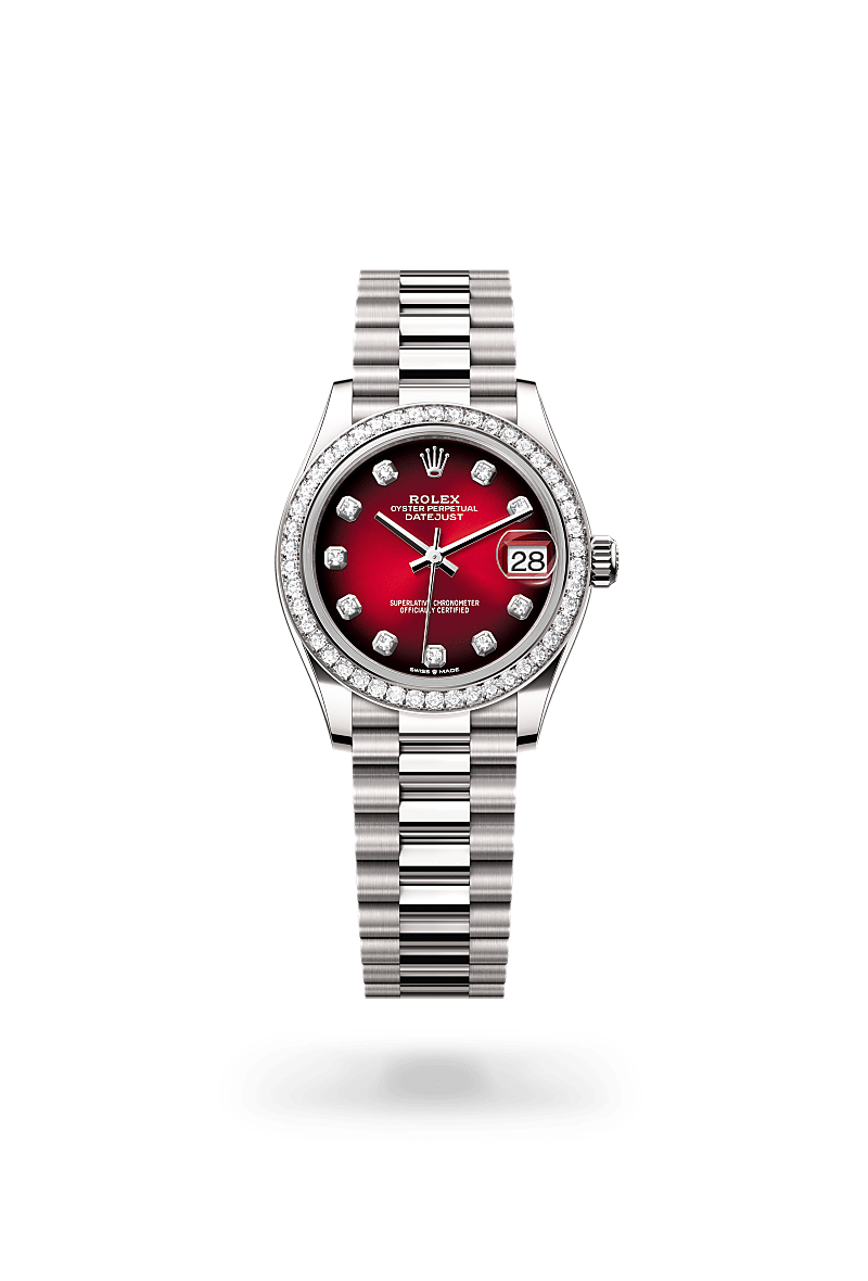 Rolex Datejust in 18 ct white gold M278289RBR-0028- Montecristo Jewellers