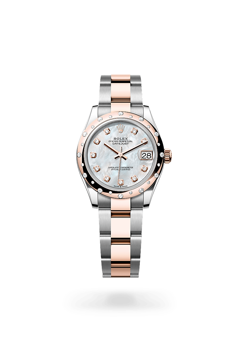 Rolex Datejust in Everose Rolesor - combination of Oystersteel and Everose gold M278341RBR-0025- Montecristo Jewellers