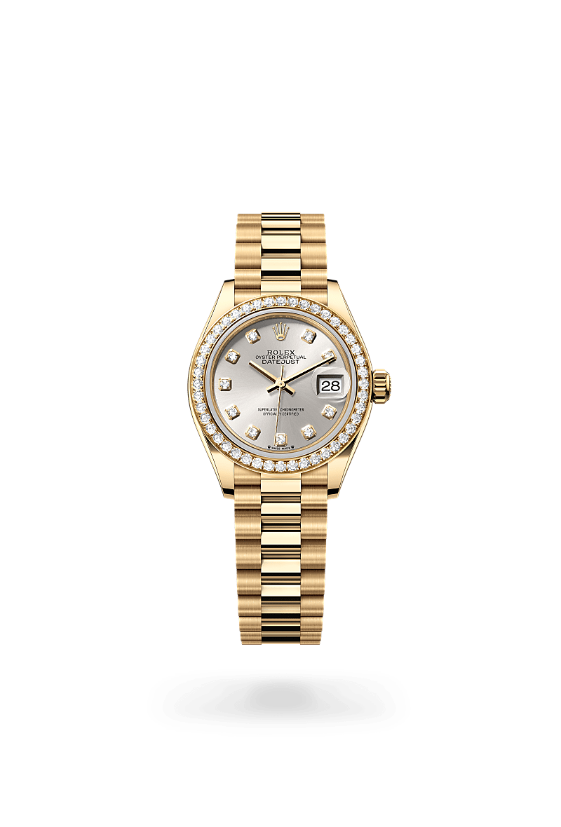 Rolex Lady-Datejust in 18 ct yellow gold M279138RBR-0019- Montecristo Jewellers