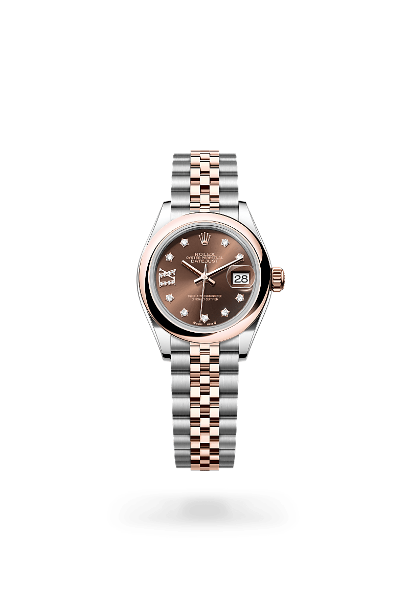 Rolex Lady-Datejust in Everose Rolesor - combination of Oystersteel and Everose gold M279161-0003- Montecristo Jewellers